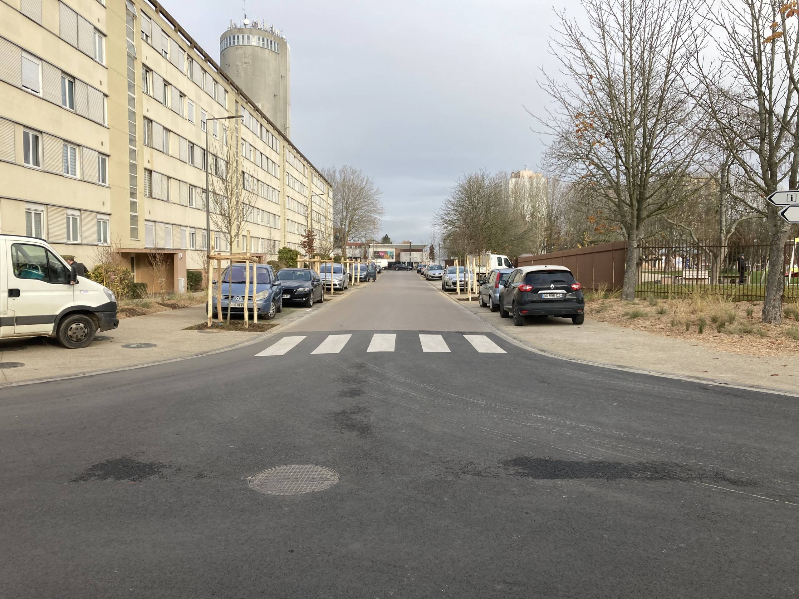 Requalification de la Rue du Poitou (+ aménagement du parking de la